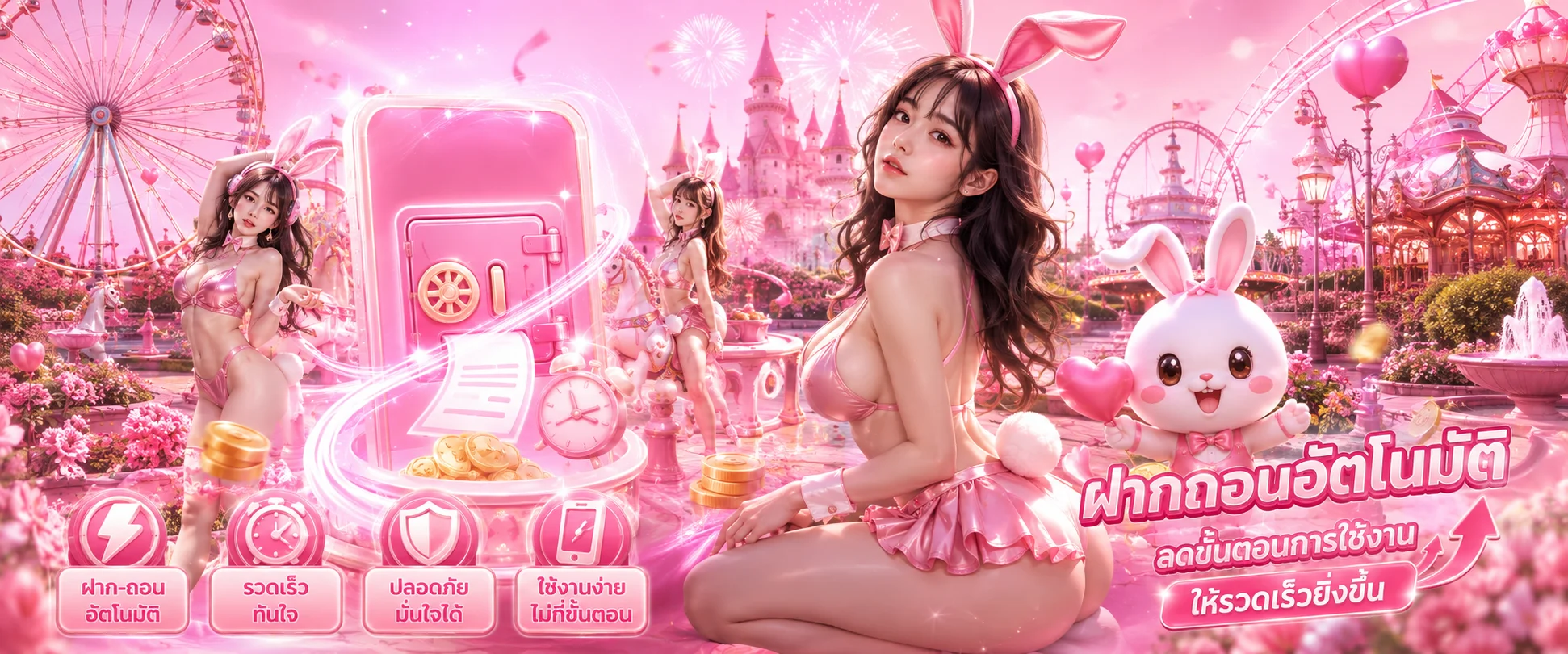 โปรโมชั่น TGABUNNY สำหรับสมาชิกใหม่และคืนยอดเสียรายสัปดาห์